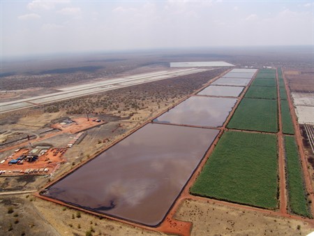 aerial view of sudan